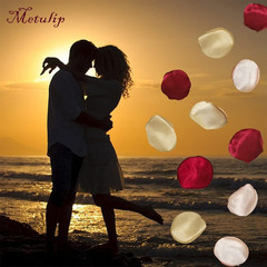 200PCS Silk Rose Petals Fake Scatter Petals Burgundy Gold Pink Flower Petals for