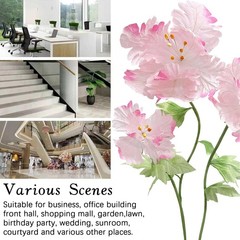 Giant Paper Flowers For Decoration, Wedding, Photo Prop, Decor 5.2ft. Light Pink