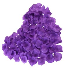 1000pcs Silk Rose Petals Decorations for Wedding Party (Purple)