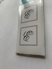 Gartner Studios E Seal Monogram Initial 1” Letter Wedding Envelope Cursive