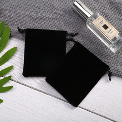 10Pcs/Lot Small Black Velvet Bags 7X9 9X12Cm Charms Earrings Jewelry Packaging B