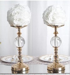 5 pcs 6″ Kissing Flower Ball Wedding Silk Rose Party Pomander Party decoration