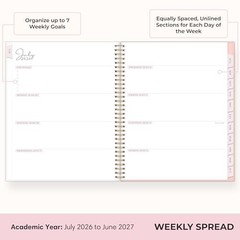 Rachel Parcell 2026-2027 Weekly and Monthly Academic True Cherie- 2026/2027