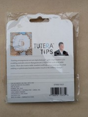 David Tutera Table Numbers 1-25 Gold Trim Wedding, Anniversary, Event, Party NEW