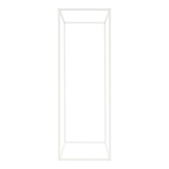 White 20 PCS Geometric Flower Stand For Wedding, Flower Stand 10.63*10.63*31.5in