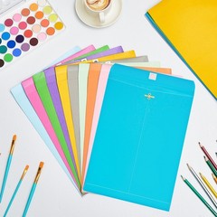 Geyee 50 Pcs 9 x 12 Inch Clasp Envelopes Letter Size Mailing Envelopes with C…