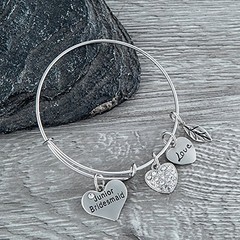Wedding Party Gifts, Bridesmaid Bracelet, Maid of Honor Junior Bridesmaid