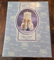 Precious Moments Wedding Unity Candle Set 848891 & 848883 2000