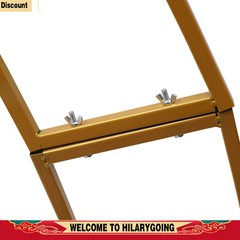 6.5ft Metal Crescent Moon Arch Wedding Party Plant Climbing Backdrop Stand Rack