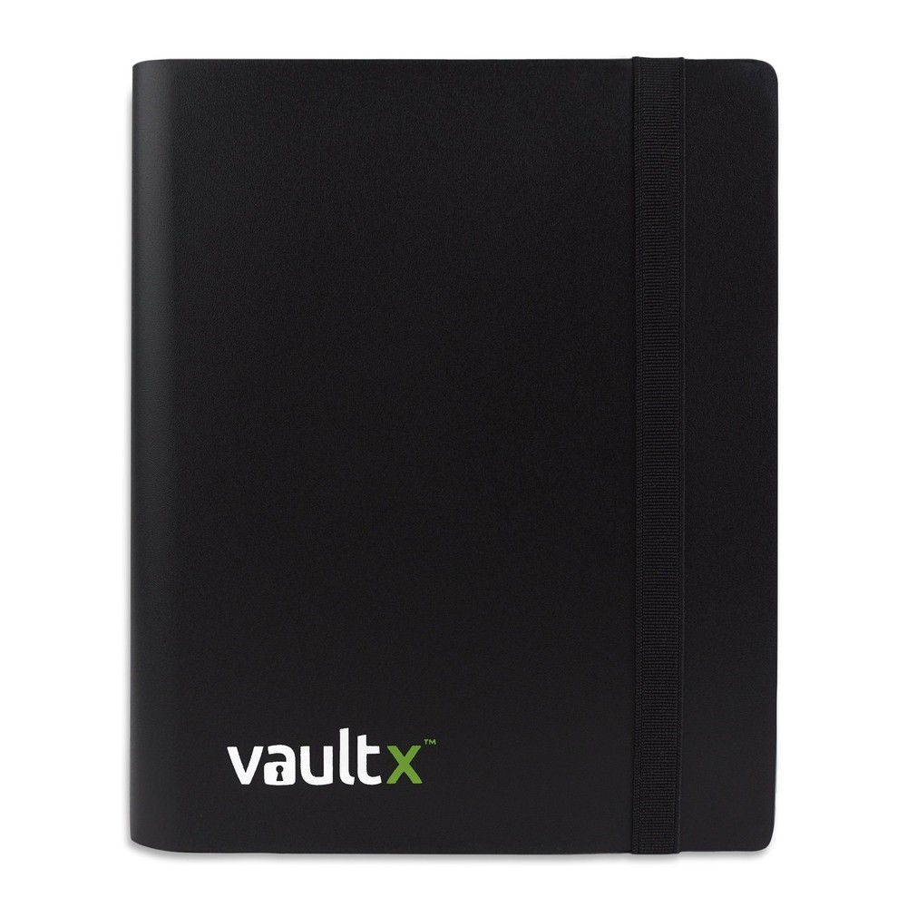 Vault X 4 Pocket Standard Strap Binder, Holds 160 Trading Cards in 20 Side-Lo…