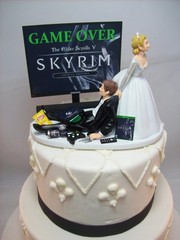 Funny Auto Mechanic Cake Topper Reception Wedding Day Bride Groom Funny