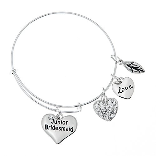 Wedding Party Gifts, Bridesmaid Bracelet, Maid of Honor Junior Bridesmaid