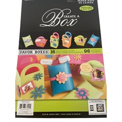 Colorbok Create a Box Party Favor Boxes Self Closing with Accent Ornaments