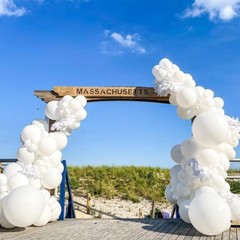 Awenztech White Balloons 12 inch, Latex 50pcs 12