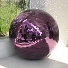 Yescom 24″ Large Disco Ball Mirror Big Hanging Glass for Party Events Wedding