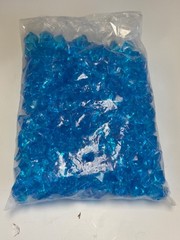 Decorative Acrylic Crystal Gems Colors Ice Rocks blue 2 lbs