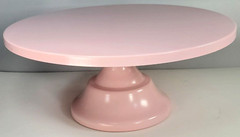 3 PC Set – Metal Cake Display Stands PINK Cupcake & Cake Display Stands ROUND