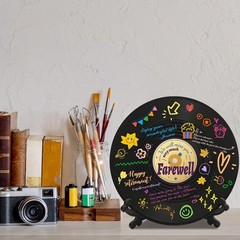 Farewell Guest Book Alternatives Signature Vinyl Record Decorations，Going Awa…