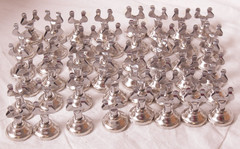 new 48-piece Choice 1 1/2″ Stainless Steel Clamp-Style Menu / Card Holder
