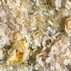 6 Pack Artificial Silk Flower Wall Panels for Wedding & Party Decor