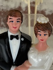 Pfeil & Holing NY VTG 1950-60’s Wedding Cake Topper NOS In Package Plastic RARE