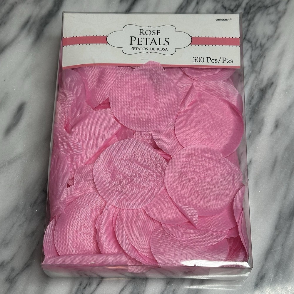 Pink Rose Petals 300 Count Lot of 3 Brand New NIB