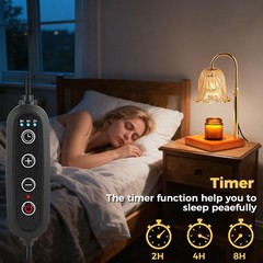 GODONLIF Candle Warmer Lamp with Timer Dimmable, Birthday Gifts for Women Mom, H