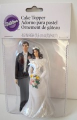 Vintage Wilton Lasting Love Wedding Cake Topper Bride Groom Figurine New NIP