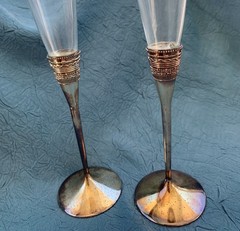Vera Wang With Love Toasting Flutes Champagne Flute Pair Wedgwood Wedding