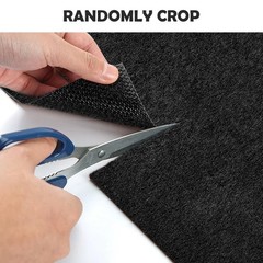 450 GSM Extra Thick Waterproof Black Carpet Runner for Events Decorations, 3X…