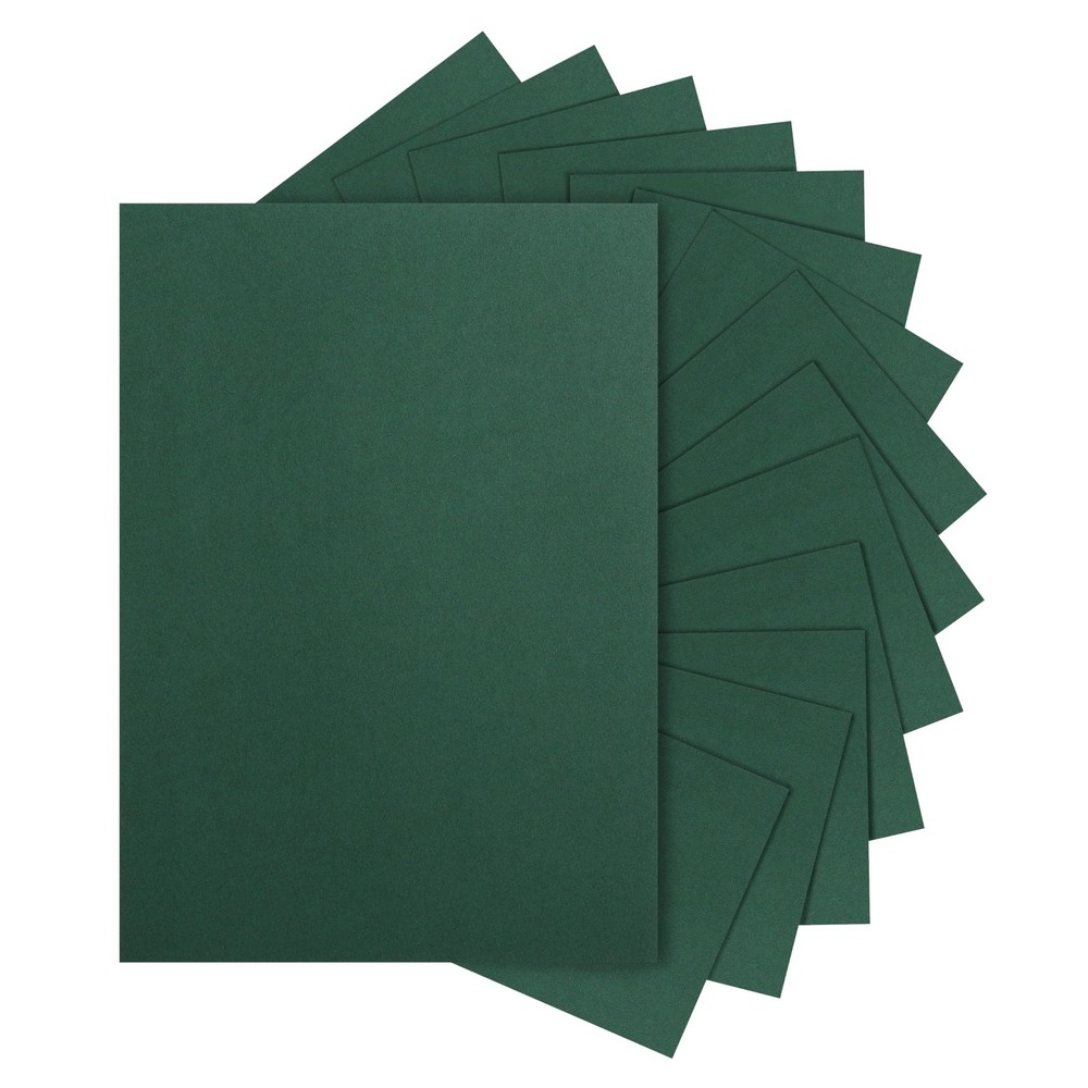40 Sheets Dark Green Cardstock 8.5×11 200GSM Paper for Cards Crafts Decor