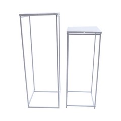 4x Metal Flower Rack Vase Stand Prop Geometric Column Wedding Party Decor 4-Size