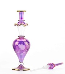 NileCart 9 in. Egyptian Perfume Bottle large size 100 ml. 4.1 Ounces, Violet
