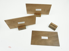 Wooden Wedding Ceremony Signs In Loving Memory Cocktails Cards & Gifts 3pc Set