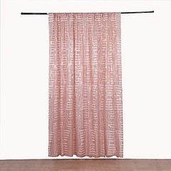 8ft x 8ft BLUSH Geometric Sequin Photo Backdrop CURTAIN Drape Panel Party Events