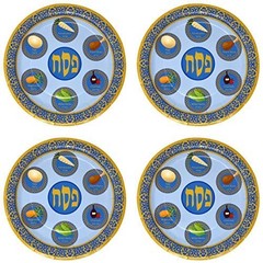 48 9″ Passover Plates for Seder Plate Disposable Paper Tableware Party