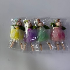 Easter Angel Ornament with Tulle Skirt for Walls Trees and Party Spaces