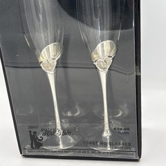 Studio His & Hers Toasting Glasses Pre-Owned New In Box