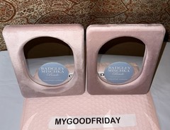 Badgley Mischka Bridal Velvet Table Top Mirror Set Of 2 On Sale For Limited Time
