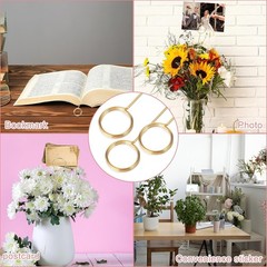 20 Pcs Floral Pick Card Holder Picture Holders Wire Clip for Tables, DIY Craft