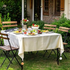 Goaste 8 Pieces Tablecloth Weights, Table Cloth Orange, White, Green, Black