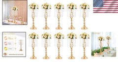 Crystal Flower Stand Wedding Centerpiece Set