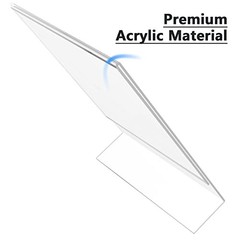 Pack Acrylic Sign Holder 8.5 X 11, Plastic Paper Holder With Vertical 6