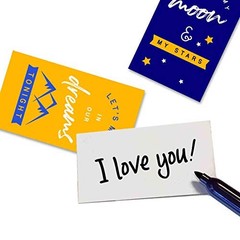 GSM Brands Love Cards for Husband and Wife (60 Pack of His and Her