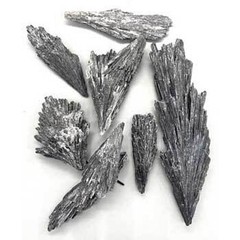 1 lb Black Kyanite, Broom untumbled stones