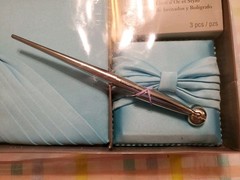 Celebrate It~Wedding & Occasions Guestbook and Pen~3 Piece Set~New In Box