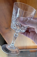 French Crystal «Chantilly» Taille Beaugency – set of 6 – 11 1/2 Oz