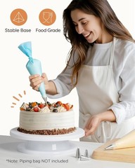 Versatile 11 Inch Rotating Cake Stand – Ideal for Birthdays and Special Events