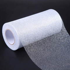 Glitter Tulle Roll Sparkling Tulle Ribbon Fabric Spool for Wedding Decoration Gi