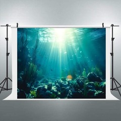 Under The Sea Backdrop 10x8ft Seabed Underwater World Ocean Photography Backg…